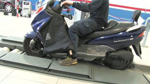 Роликовий гальмівний стенд Ravaglioli RAV RT085MPF, 0.5 т/вісь для мотоциклів та мототехніки