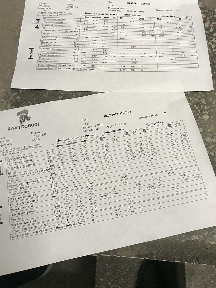Стенд розвал сходження RAV TD3000L - Заболотив (Івано-Франківська область)