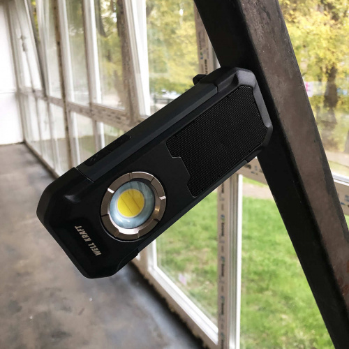 Фонарь светодиодный 550lm Well Kraft ZF6603 с Bluetooth колонкой и магнитом
