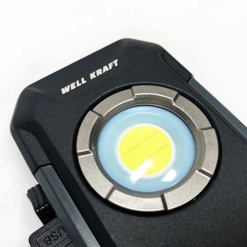 Фонарь светодиодный 550lm Well Kraft ZF6603 с Bluetooth колонкой и магнитом