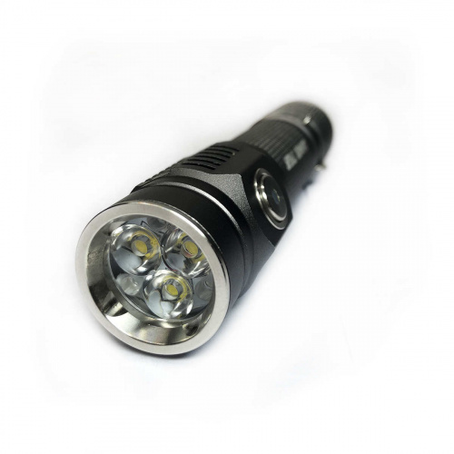 Ручний світлодіодний ліхтарик 1100lm Well Kraft ZF7735 з магнітом та кліпсою