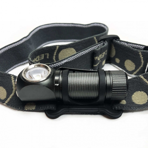 Налобний ліхтарик 350lm Well Kraft ZF7729 зі знімним ремінцем та магнітом