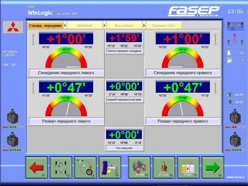 Стенд развал схождения 3D Fasep ATO WinReflex VAPS