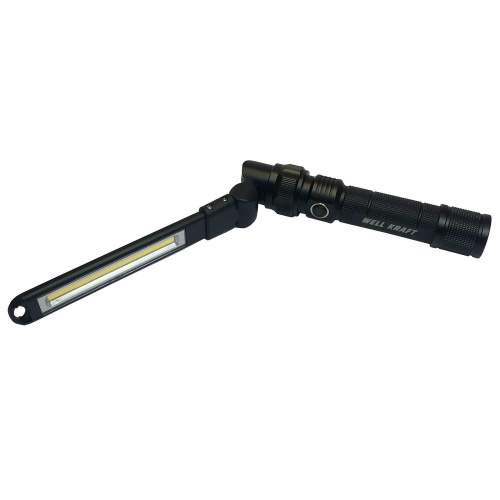 Професійний світлодіодний ліхтар 350lm Well Kraft ZF7543-1 з поворотною лампою та магнітом