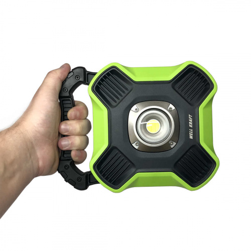 Світлодіодний прожектор 1100lm Well Kraft ZF6913-G з функцією PowerBank