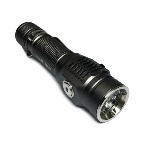 Ручний світлодіодний ліхтарик 1100lm Well Kraft ZF7735 з магнітом та кліпсою