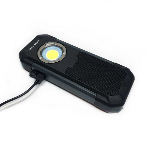 Фонарь светодиодный 550lm Well Kraft ZF6603 с Bluetooth колонкой и магнитом