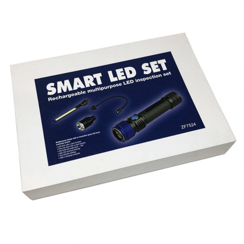 Многофункциональный фонарь со сменными насадками Well Kraft ZF7524