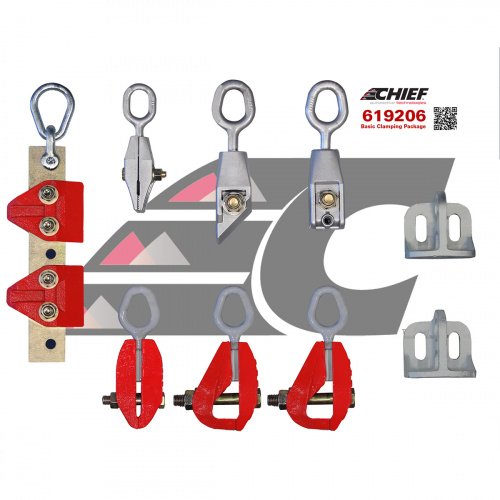 Комплект зажимов Chief 619206 для стапельного ремонта