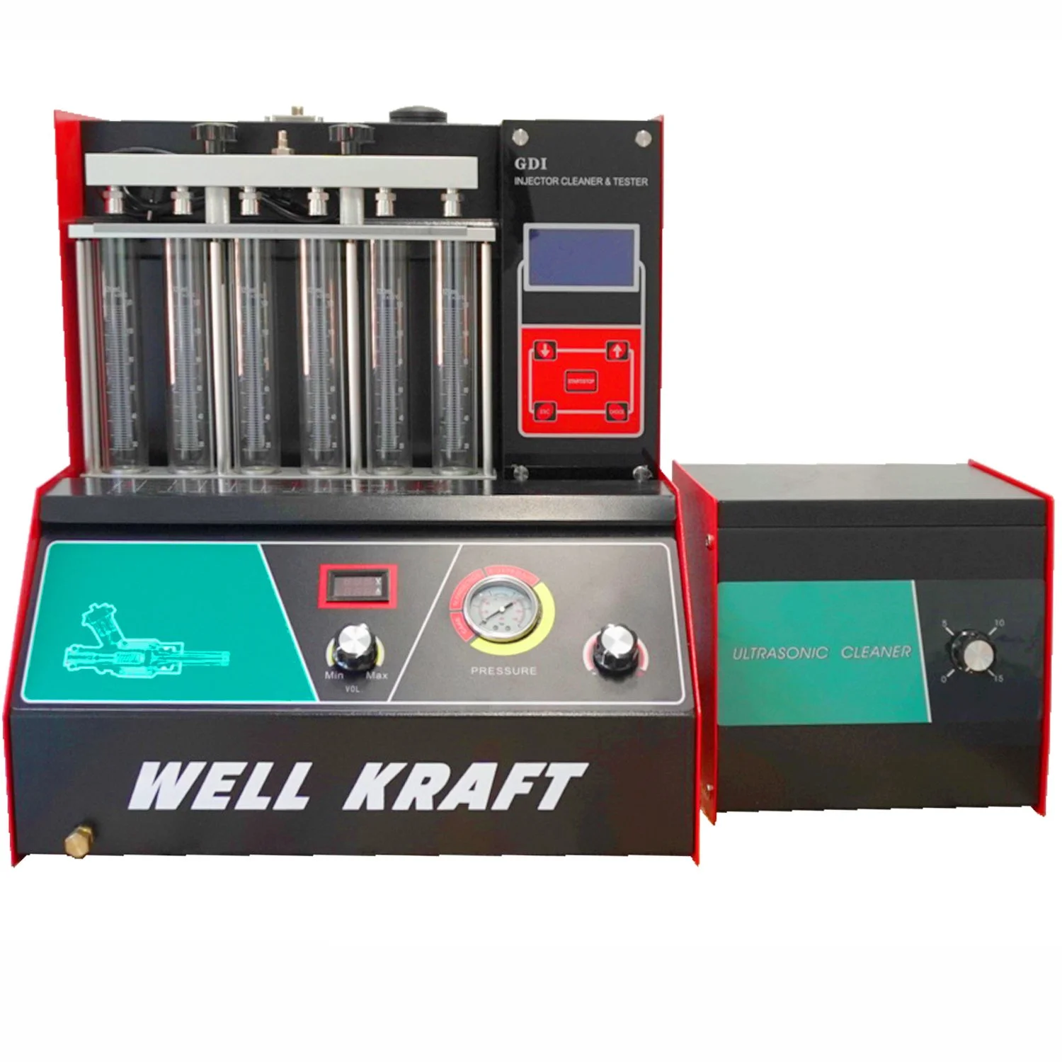 Стенд для діагностики та очищення форсунок Well Kraft FC-600G-24