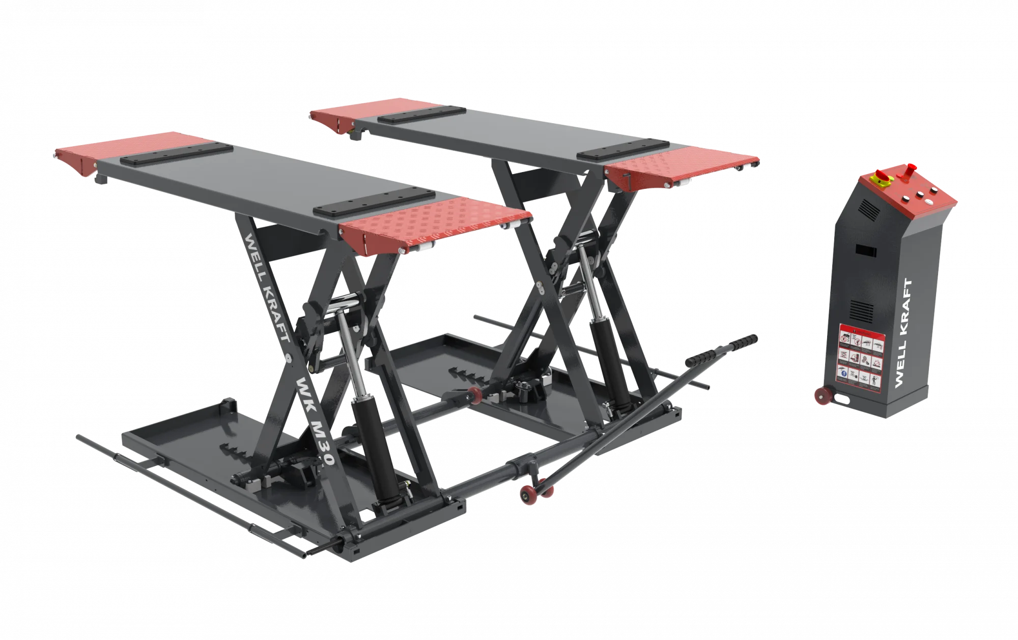 Підйомник мобільний ножичний 3т Well Kraft M30