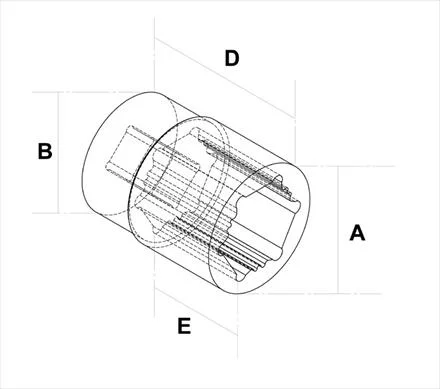 Головка торцевая нескользящая 4мм HEX 1/4
