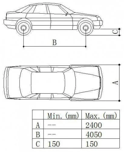 Підйомник двостійковий 4т Well Kraft 2140 (Німеччина-Китай) Для СТО: Автопідйомник: (Акції, Доставка)!