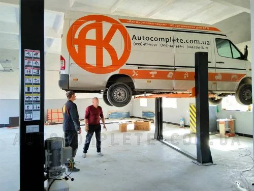 Підйомник двостійковий 4т Well Kraft 2140 (Німеччина-Китай) Для СТО: Автопідйомник: (Акції, Доставка)!