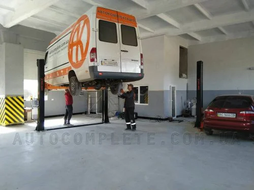 Підйомник двостійковий 4т Well Kraft 2140 (Німеччина-Китай) Для СТО: Автопідйомник: (Акції, Доставка)!